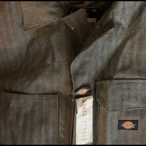 NWOT Dickies Fisher striped coveralls